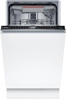 Посудомоечная машина встраиваемая Bosch SPV4HMX65K, 10 комплектов, 6программы, 44.8 см, A+, Нерж. сталь