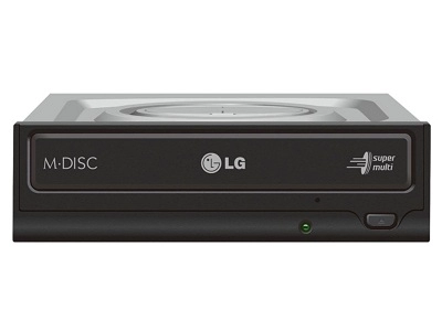 DVDRW Drive LG GH24NSD5, Internal, Super-Multi DVDR+24x/-24x, RW+8x/-6x, DL+8x, RAM12x, SATA, Black, bulk