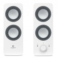 Logitech Z200 Speakers 2.0 ( RMS 5W, 2x2.5W), Stereo headphone jack, White