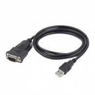 Adapter USB-COM port  - Gembird UAS-DB9M-02, USB to Serial port converter, DB9M / USB A plug, 1.5 m, Black