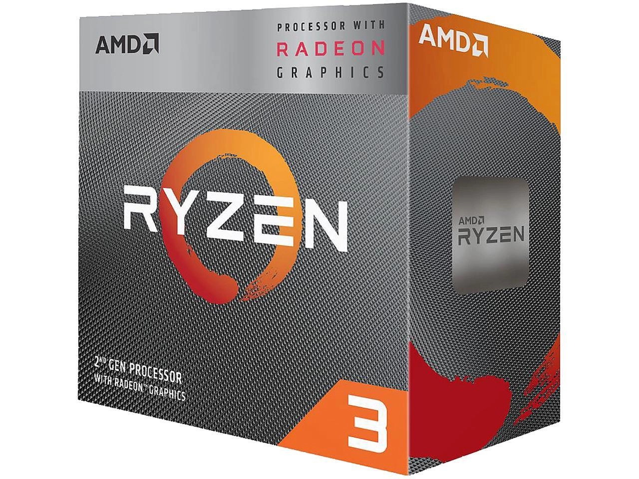 AMD Ryzen™ 3 3200G, Socket AM4, 3.6-4.0GHz (4C/4T), 2MB L2 + 4MB L3 Cache, Integrated Radeon™ Vega 8 Graphics, 12nm 65W, Box (with Wraith Stealth Cooler)