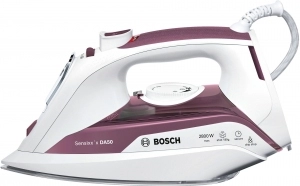 Fier de calcat Bosch TDA5028110, 2800 W, 180 g/min si mai mult, 300 ml, Alb