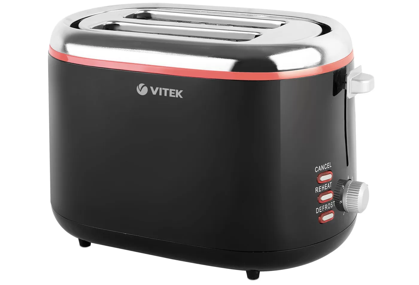 Prajitor de paine Vitek VT-7163, 2, 850 W, Negru