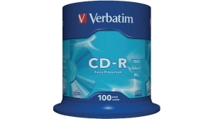 Verbatim DataLife CD-R 700MB 52X EXTRA PROTECTION SURFACE - Spindle 100pcs.