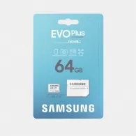 Card de memorie MicroSD+SD adapter Samsung 64Gb MB-MC64G Class10 UHS-1 (U1)