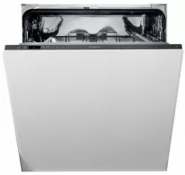 Посудомоечная машина встраиваемая Whirlpool WIO3C33E65, 14 комплектов, 10программы, 59.5 см, A+++, Белый