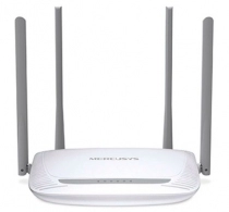 MERCUSYS MW325R  N300 Wireless Router, 300Mbps on 2.4GHz, 802.11n/b/g, 1 WAN + 3 LAN, 4 fixed antennas (provide up to 500m2 of wireless coverage)