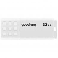 32GB USB2.0 Goodram UME2 White, Plastic, Anti-slip design (Read 20 MByte/s, Write 5 MByte/s)