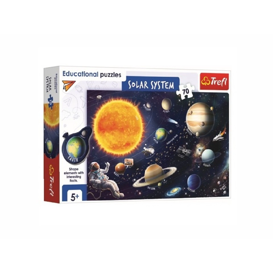 Trefl Puzzles - 70 Educational Solar system