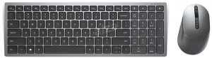 Dell Premier Multi-Device Wireless Keyboard and Mouse - KM7120W - Russian (QWERTY), Dual mode RF 2.4 GHz and Bluetooth 5.0, Scroll wheel (programmable: left tilt, click, right tilt), 1600 dpi,  3-Year Advanced Exchange Service.