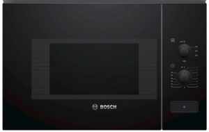 Встраеваемая микроволновая печь Bosch BFL520MB0, 20 л, 800 Вт, Черный