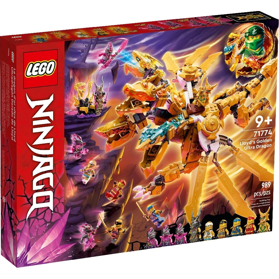 Lego Ninjago 71774 Lloyd'S Golden Ultra Dragon