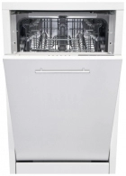 Посудомоечная машина встраиваемая Heinner HDW-BI4506A, 10 комплектов, 6программы, 45 см, A++, Белый