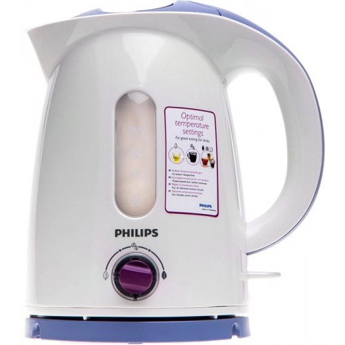 Fierbator de apa electric Philips HD4678, 1.7 l, 2400 W, Alb