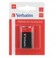 Verbatim Alcaline Battery  9V, 1pcs, Blister pack