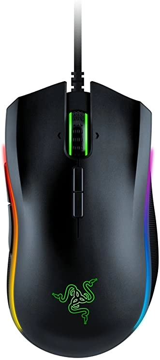 RAZER Mamba Elite / Ergonomic Gaming Mouse, 16000dpi, 9 programmable buttons, Optical sensor 5G, Chroma lighting 16.8M colors with 20 lighting zones, Razer Synapse 3, USB
