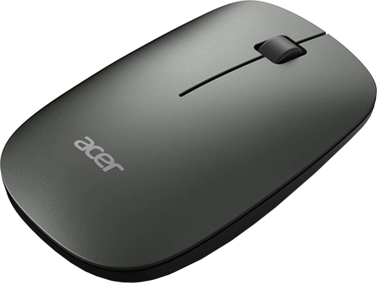 ACER SLIM MOUSE, AMR020, WIRELESS RF2.4G, SPACE GRAY, RETAIL PACK
