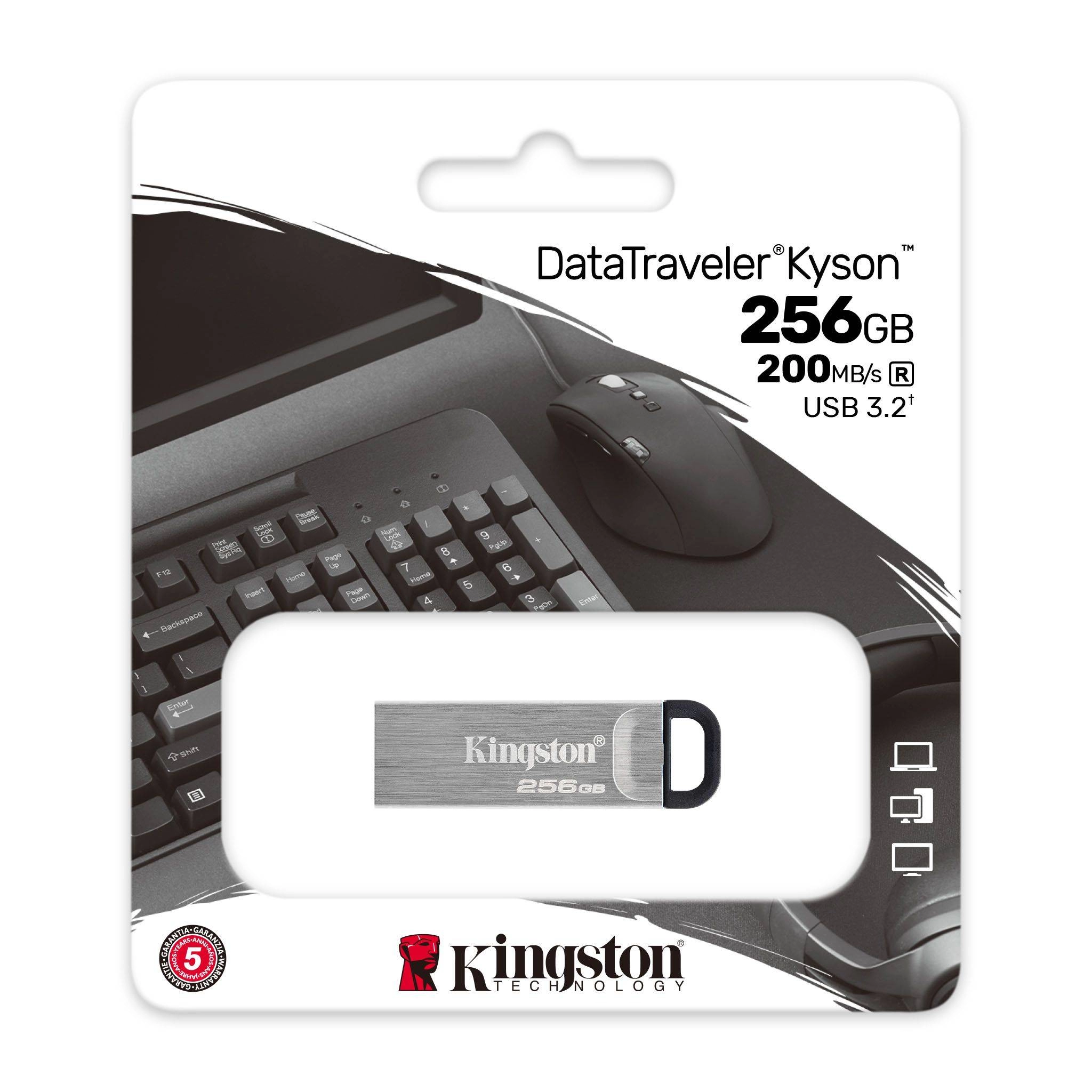 Флеш-накопитель USB Kingston DataTraveler Kyson 256ГБ