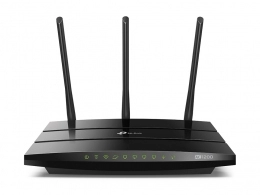 TP-LINK Archer C1200, AC1200 Dual Band Wireless Gigabit Router, Atheros, 867Mbps at 5Ghz + 300Mbps at 2.4Ghz, 802.11ac/a/b/g/n, Beamforming, 1 WAN + 4 LAN, Wireless On/Off and WPS button, 1xUSB for modem, Printer/Storage Sharing, 3 external antennas