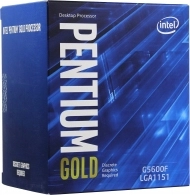 Intel® Pentium® Gold G5600F, S1151, 3.9GHz (2C/4T), 4MB Cache, No Integrated GPU, 14nm 54W, Box