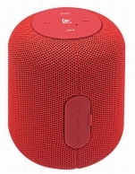 Gembird SPK-BT-15-R, Bluetooth Portable Speaker, 5W RMS, Bluetooth v.5.1, Built-in microphone, microSD, built-in lithium battery - 1200 mAh, FM-radio: power and audio cables are anntena, Red