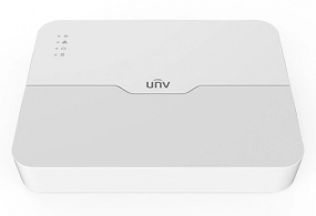 UNV NVR301-16LE2-P8, 16-ch, 1 SATA, 8 PoE, Incoming Bandwidth 80Mbps, Audio 1/1, 4 x 1080P@30 / 2 x 4MP@30 / 1 x 4K@30, Smart 1U, H.265&4K
