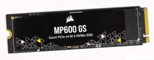 M.2 NVMe SSD 2.0TB Corsair MP600 GS, Interface: PCIe4.0 x4 / NVMe1.4, M2 Type 2280 form factor, Sequential Reads 4800 MB/s / Writes 4500 MB/s, Random Read / Write IOPS - 530K / 1000K, Phison PS2021-E21T, AES-256 encryption, TBW - 1200 TB, 176L Micron 3D T