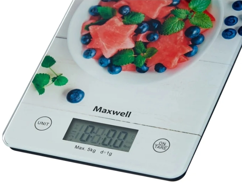 Кухонные весы Maxwell MW-1478, 5 кг, C рисунками