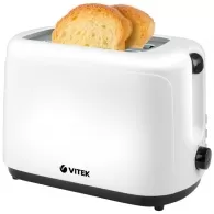 Тостер Vitek VT1578, 2 тоста, 750 Вт, Белый
