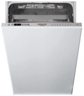 Посудомоечная машина встраиваемая Hotpoint - Ariston HSIC 3T127 C, 10 комплектов, 8программы, 45 см, A++