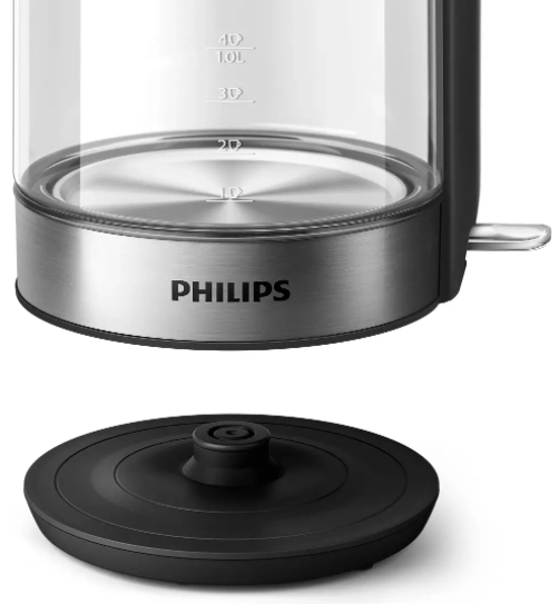 Чайник электрический Philips HD933980, 1.7 л, 2200 Вт, Черный