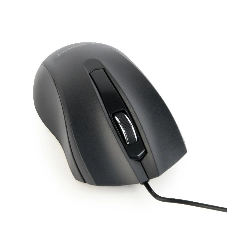 Gembird MUS-3B-01, Optical Mouse, 1000dpi, USB, Black