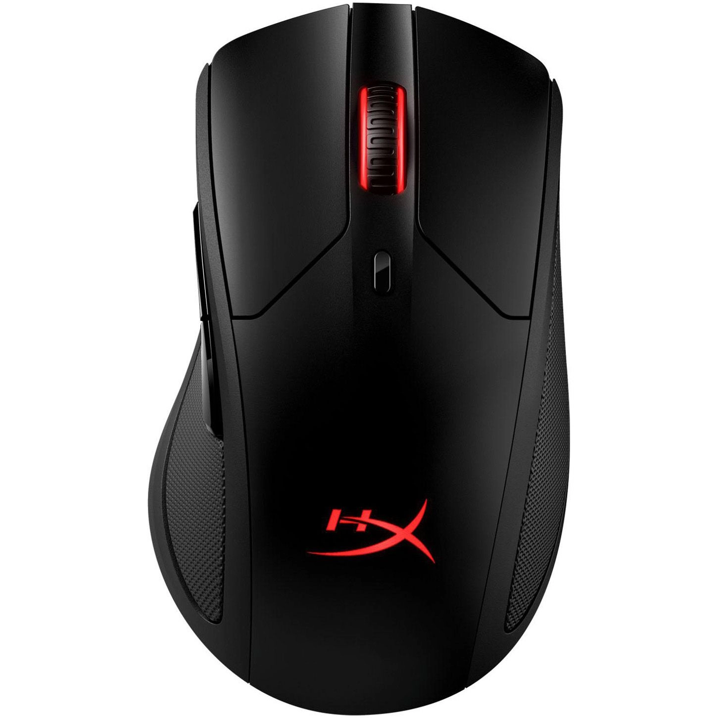 HYPERX Pulsefire Dart Wireless Gaming Mouse, up to 16000 DPI, 4 DPI presets, PMW3389 sensor, RGB Logo, Omron switches, Qi Wireless charging, Easy customisation with HyperX NGenuity software, Detachable charging/data cable, 150g