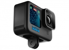 Action Camera GoPro HERO 11 Black+microSD Card 32GB, Photo-Video Resolutions:27MP/5.3K60+2.7K240, 8xslow-motion, waterproof 10m, voice control, 3x microphones, hyper smooth 5.0, Live streaming, Timewarp 3.0, HDR, GPS, Wi-Fi, Bluetooth, microSD, micro HDMI