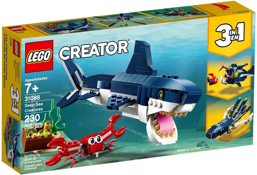 Конструктор Lego Creator Deep Sea Creatures 31088 от 7+ лет photo 1 Конструктор Lego Creator Deep Sea Creatures 31088 от 7+ лет photo 1
