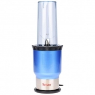 Blender pentru smoothie Saturn ST-FP9088, 1 trepte viteza, Albastru