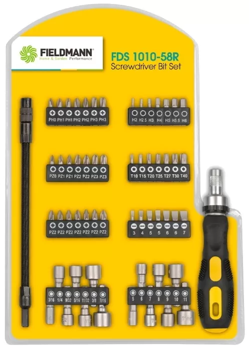 Отвертка с насадками FIeldmann FDS1010-58R