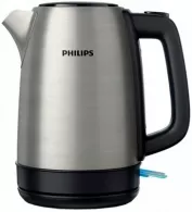 Fierbator de apa electric Philips HD935090, 1.7 l, 2200 W, Argintiu