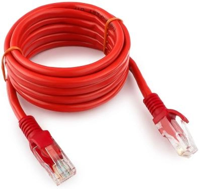 UTP Cat.5e Patch cord, 3m, Red