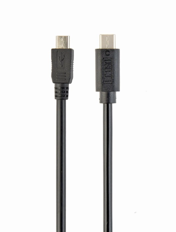 Cable USB 2.0 Micro BM to Type-C - 1.8m - Cablexpert CCP-USB2-mBMCM-6, USB 2.0 Micro BM to Type-C cable (Micro BM/CM), 1.8m