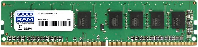 16GB DDR4-2666  GOODRAM, PC21300, CL19, 2048x8, 1.2V