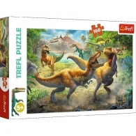 Trefl 15360 Puzzle 160 Fighting Tyrannosaurs