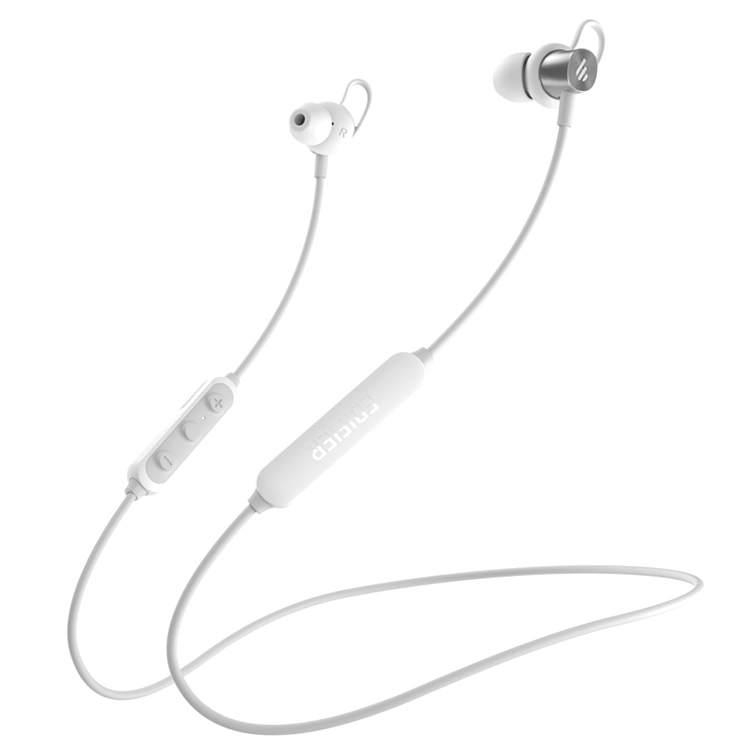 Edifier W200BT Silver / In-ear headphones with microphone, Bluetooth 5.0 chipset Qualcomm, Frequency response 20 Hz-20 kHz, 3-button remote with microphone, IPX4, 7 hours of Battery Life