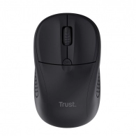 Trust Primo Wireless Compact Mouse, 2.4GHz, Micro receiver, 4 buttons, 1000-1600 dpi, USB, 2xAAA batteries, Matt Black