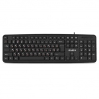 SVEN KB-S230, Keyboard, Waterproof construction, 104 keys, 2m, USB, Black, Rus/Ukr/Eng