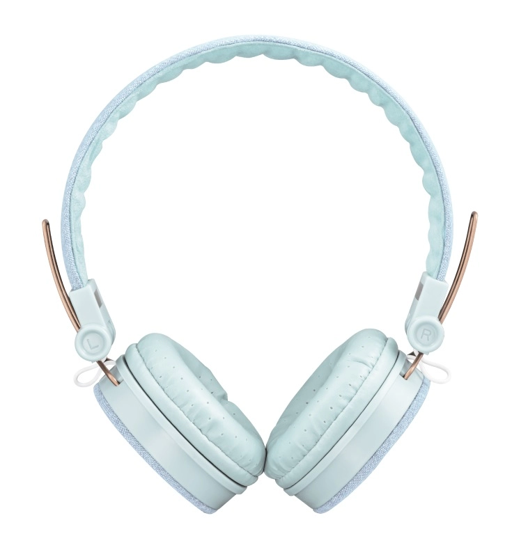 Trust Fyber, On-ear Stereo headphones with denim design, 40 mm, 20 Hz - 20000 Hz, 3.5mm, Blue