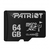 Card de memorie microSD Patriot LX Series/ 80MBps/ 64GB + SD adapter