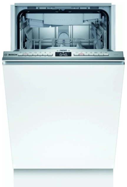 Посудомоечная машина встраиваемая Bosch SPV4XMX16E, 10 комплектов, 4программы, 44.8 см, A+, Серебристый