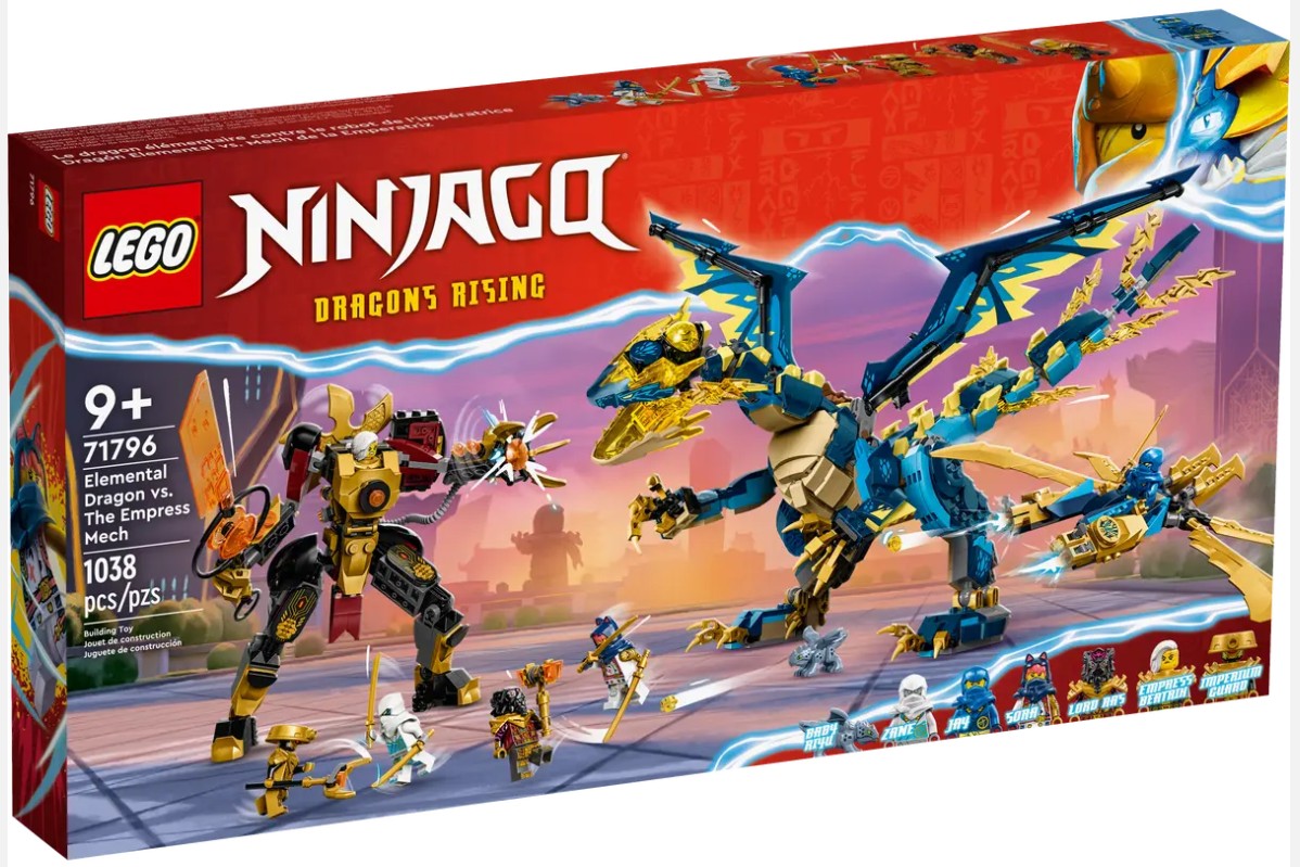 Конструктор Lego Ninjago Elemental Dragon vs. The Empress Mech 71796 от 9+ лет photo 1 Конструктор Lego Ninjago Elemental Dragon vs. The Empress Mech 71796 от 9+ лет photo 1