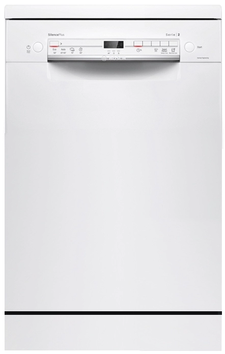 Посудомоечная машина  Bosch SRS2IKW04K, 9 комплектов, кол-во программ 4, 45 см, A+, Белый